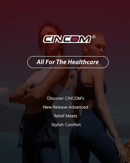 CINCOM Cordless Calf Massager for Circulation, Leg Compression Massager for Calf, Rechargeable Leg Massage with 3 Intensities 3 Modes for Pain Relief, Gifts for Women Men