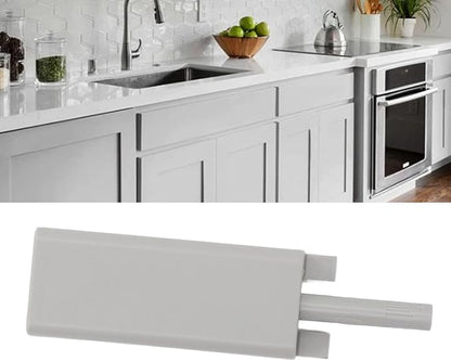 Magnetic Push Latch, Heavy Duty Touch Latches, Smart Automatic Electric Magnetic Push Opener, Kitchen Door Push Release Latch for Cabinet Drawer Cupboard Door (Light Gray)