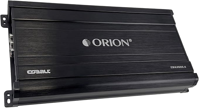 Orion Cobalt Series CBA3500 4 High Efficiency 4-Channel Class A/B Amplifier for Car Audio Stereo - 3500W High Output, 2/4 Ohm Stable, Adjustable Low/High Pass, Bass Boost, MOSFET Power Supply