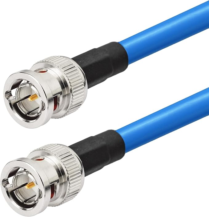 Superbat Long SDI Cable 300ft BNC Cable 75 Ohm 3G/6G Belden 1694A Support HD-SDI/3G-SDI/6G-SDI/4K/8K Video CCTV Systems，Precision SDI Camera Wire