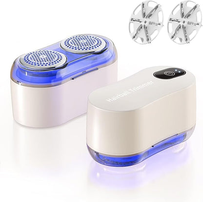 Professional Fabric Shaver, Electric lint Remover Suitable for Sweaters, Coats, Sofas, etc. Type-C Rechargeable, Equipped with 6 Stainless Steel Blades, Safe and Harmless for fine Fabrics.001.