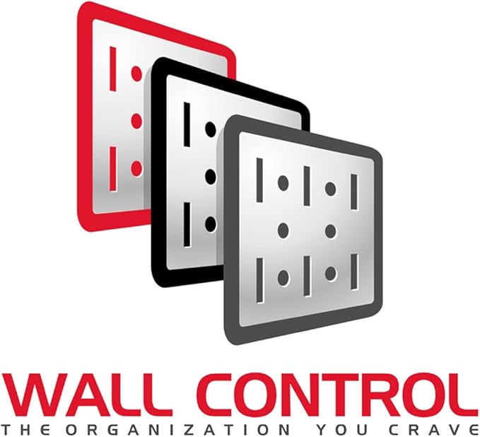 Wall Control 3in Reach U-Hook Accessory “U” Shaped Slotted Metal Pegboard Hook Pegboard and Slotted Tool Board – White