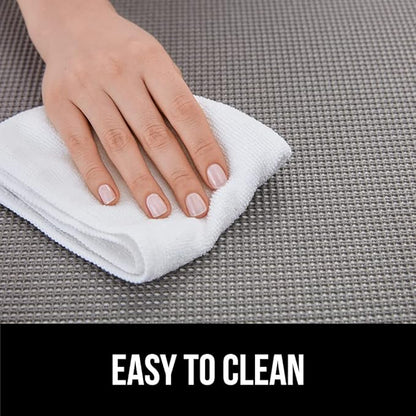GORILLA GRIP powerGRIP Drawer Shelf and Cabinet Liner, Thick Strong Hold, Non-Adhesive Liners Protect Kitchen Cabinets and Cupboard, Bathroom Drawers, Easy Install, Breathable Mat, 24" x30' Snow White
