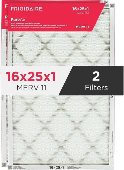 Frigidaire PureAir® 16" x 25" x 1" MERV 11 Air Filter - 2 Pack