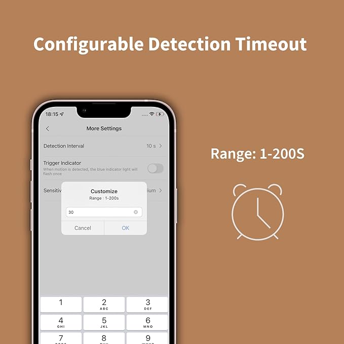 Aqara Zigbee Motion Sensor P1, Smart Motion Detector, Requires AQARA HUB, 5-Year Battery Life, Configurable Detection Timeout, for Alert System and Automations, Compatible with HomeKit, Alexa, IFTTT