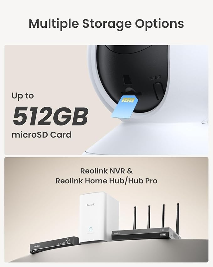 REOLINK 4MP Indoor Security Camera E1, Plug-in 2.4G Wireless WiFi 6 for Baby/Pet Monitor with Phone app, 360 Degree Dog Camera with Person/Pet Detection, Night Vision, 2-Way Talk, Local Storage