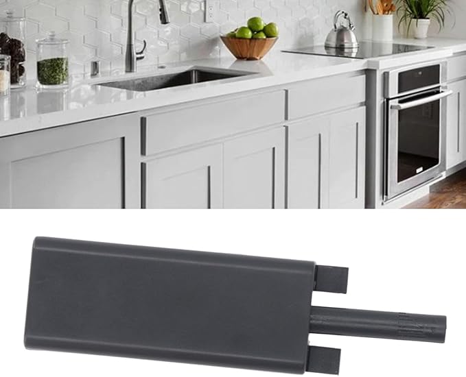 Magnetic Push Latch, Automatic Push to Open Door Catch Electric Push Opener for Cabinet Drawer Wardrobe Kitchen Door (Black Gray)