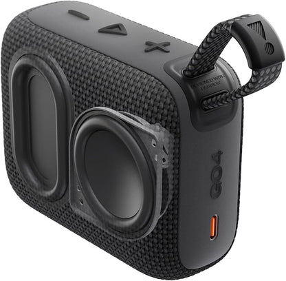 JBL Go 4 - Ultra-Portable, Waterproof and Dustproof Bluetooth Speaker, Big JBL Pro Sound with Punchy bass, 7-Hour Built-in Battery, Made in Part with Recycled Materials (Pink)