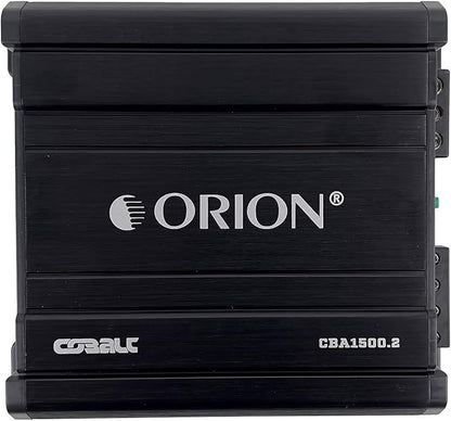 Orion Cobalt Series CBA1500.2 High Efficiency 2-Channel Class A/B Amplifier for Car Audio Stereo - 1500W High Output, 2/4 Ohm Stable, Adjustable Low/High Pass, Bass Boost, MOSFET Power Supply