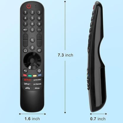 Universal for LG-TV-Magic-Remote-Control-Replacement UHD OLED QNED NanoCell MiniLED C1 C2 C3 C4 4K 8K Smart TVs,MR23GA with Pointer and Voice Function 2018-2024