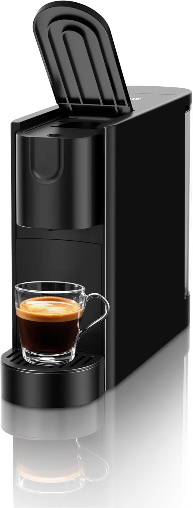 CHULUX RectoCafé Espresso Machine for Nespresso Original Capsule Pod, 20 Bar Professional Italian Pump Coffee Machine, Extra Mini Espresso Maker for Home & Office, Black