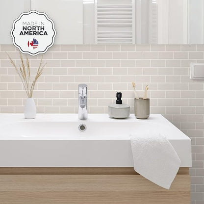 SMART TILES Peel and Stick Backsplash- 10 Sheets of 10.95" x 9.70" - 3D Adhesive Peel and Stick Tile Backsplash for Kitchen, Bathroom, Wall Tile, Cassandra