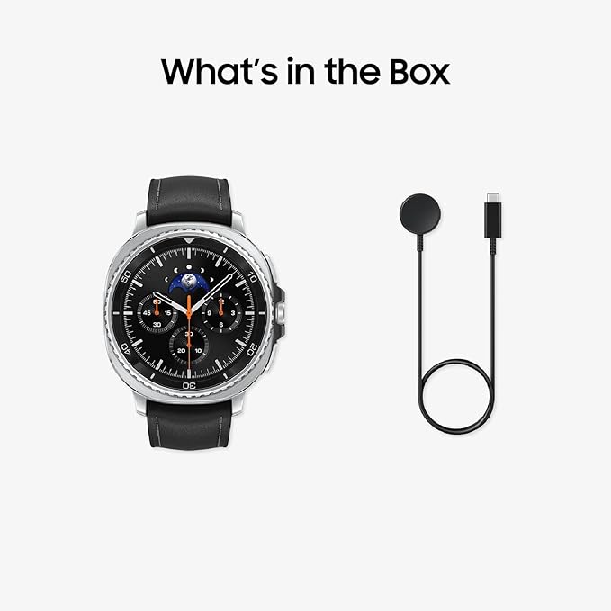 Samsung Galaxy Watch 8 Classic (2025) 46mm Bluetooth Smartwatch, Cushion Design, Rotating Bezel, Quick Button, Sleep Coaching, Running Coach, Energy Score, Black [US Version, 2 Yr Warranty]