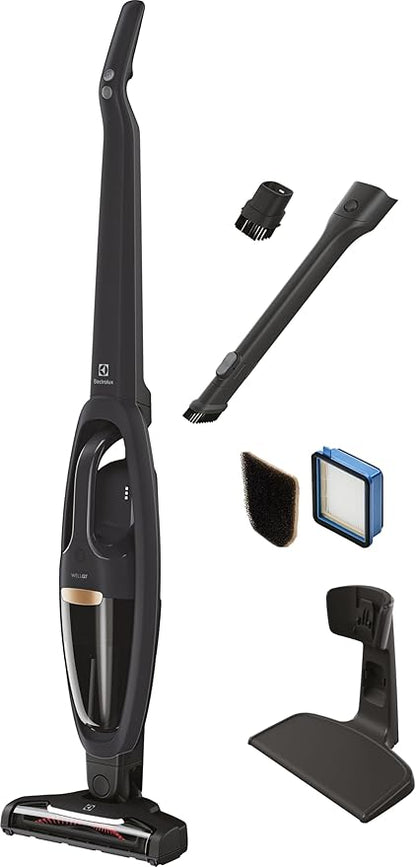 Electrolux WellQ7 Cordless 2-in-1 Vacuum with High Suction Power and 5-Step Filtration System, 50-Minute Run Time, 2 Power Modes, Granite Gray