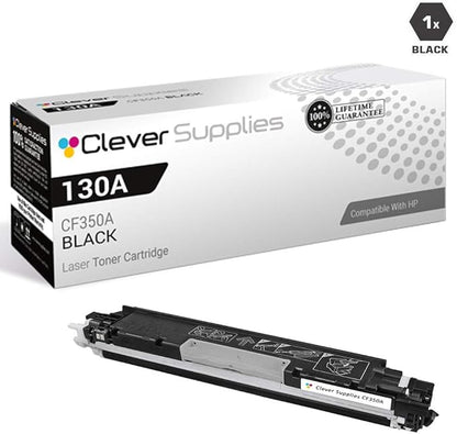 CS Replacement Compatible with HP 130A CF350A Black Color M176 M177 M177FW PRO M176 M176N MFP M177FW MFP M176 MFP M177 PRO 100 MFP M176 M177 M177FW Toner Cartridge 3 Set