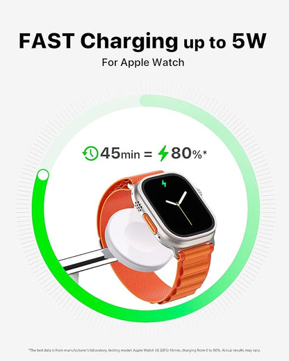 3 in 1 Wireless Charging Station for Apple Device: Fast Charging Station for iPhone and Watch with MagSafe, Stable Charger Stand for iPhone 12-16 & iWatch & AirPods