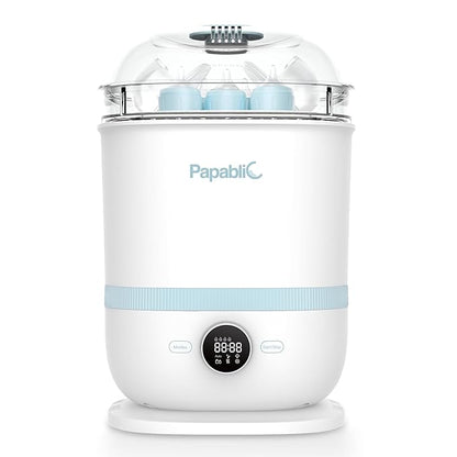 Papablic Bottle Sterilizer and Dryer Pro Max, 13 Bottles Extra-Large Capacity for Big Family, Electric Steam Bottle Sanitizer for Baby Bottles, Parts & Other Newborn Essentials