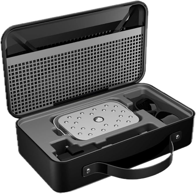 EMR-TEK Firefly Portable Red Light Therapy for Face & Body | Blend of Red (630nm 670nm) & Near-Infrared (830nm) Light | First-Ever Cordless COB Red Light Device | Flicker-Free, Travel Case Included