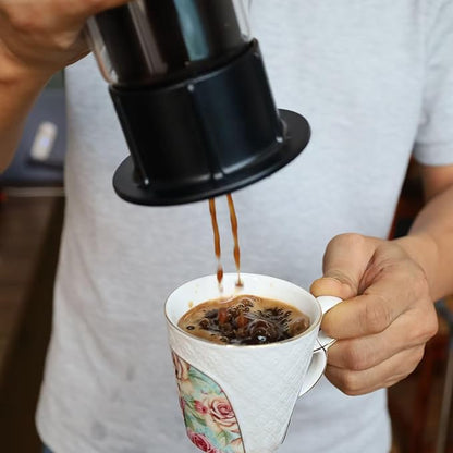 Portable Coffee Maker,Express Coffee Machines,Drip Coffee Makers With Strong Button Feature,Single Serve Coffee Maker,Small Coffee Maker Machine for Camping & Travel, Camping Essentials
