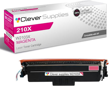 CS Replacement Compatible with HP 4301fdwe Toner Cartridge W2103X to use with Color Pro 4201dn 4201dne 4201dw 4201dwe MFP 4301dw MFP 4301fdwe (Magenta, 1-Pack)