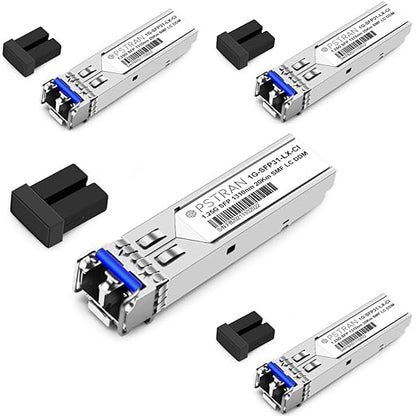 OPSTRAN 1000BASE-LX/LH SFP Optical Transceiver Module Compatible with Finisar FTLF1319F1XTL 1310nm 20km DDM Duplex LC SMF 4 Pack