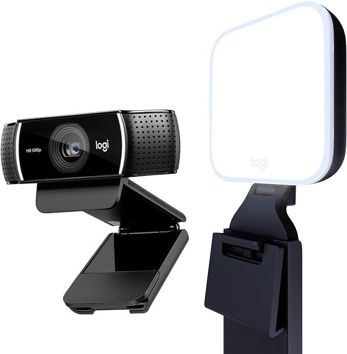 Logitech C922x Pro for Creators Litra Glow - The Ultimate Solution for a Professional Look During Video-Calls