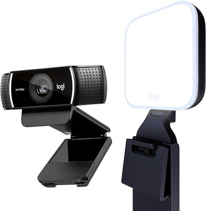 Logitech C922x Pro for Creators Litra Glow - The Ultimate Solution for a Professional Look During Video-Calls