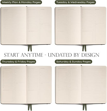 Anecdote 2026 Planner: A Monthly, Weekly & Daily Planner 2026 for Planning Your Success - A5 Size Hardcover Start Anytime and Achieve your Goals - Black