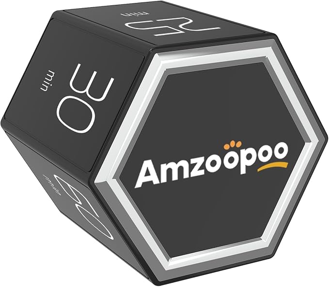 Timer,kitchen timers,magnetic digital visual pomodoro cube countdown timer,1,5,10,25,30,60 min desk productivity flip timers for classroom cooking baking fitness study,easy for seniors & kids