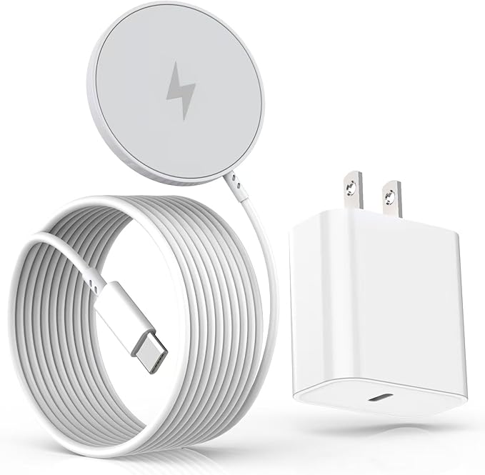 Magnetic iPhone Wireless Charger,10FT Fast Charging Apple Mag Safe Charger Wireless Charging Pad for iPhone Air/17 Pro Max/16 Pro/16 Plus/15 Pro/14/13/12/11/AirPods 3/Pro 3/2 Phone Mag safe Charge Pad