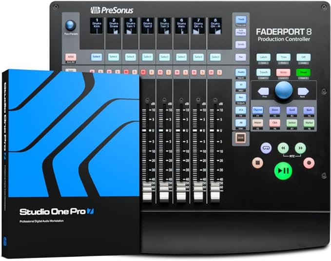 PreSonus FaderPort 8 DAW Controller with Studio One Pro Software