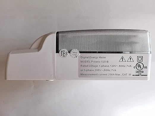 DAE P254-400-S KIT, UL kWh Smart Submeter, 3 Phase, 400A, 120-480v, 3 Solid Core CTs (Inner Dia 1.38"), RS485