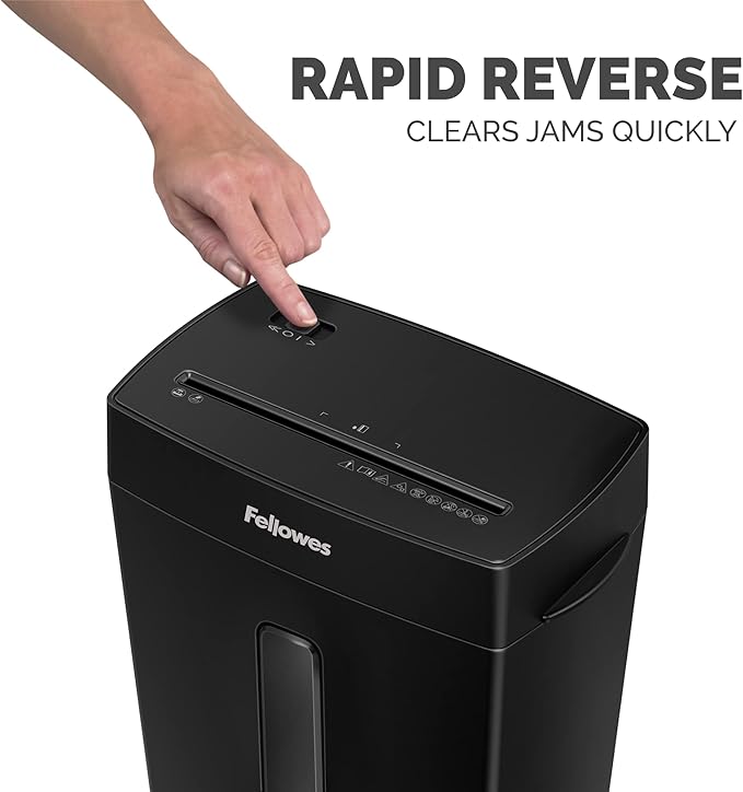 Fellowes P-40C 8 Sheet Cross-Cut Deskside Paper Shredder for Home Office