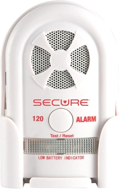 Secure Chair Alarm for Elderly Fall Prevention - 12" x 12" Pressure Sensor Pad with 80-120 dB Monitor – Wheelchair Safety Caregiver Alert System for Seniors, Dementia, and Alzheimer’s Patients