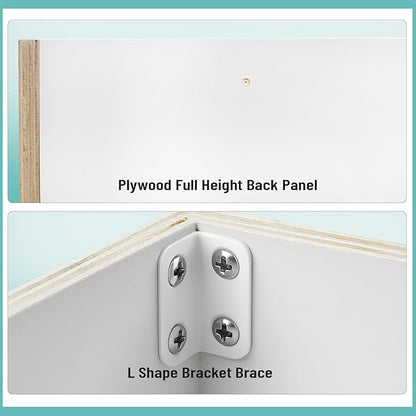 Wall Kitchen Cabinets, RTA Cabinets, White Shaker Cabinet, Wall Mounted, RTA Upper Cabinet, Modern for Kitchen and Bathroom with Door, 2 Adujustable Shelves (White, 18" W x 30" H x 12" D)