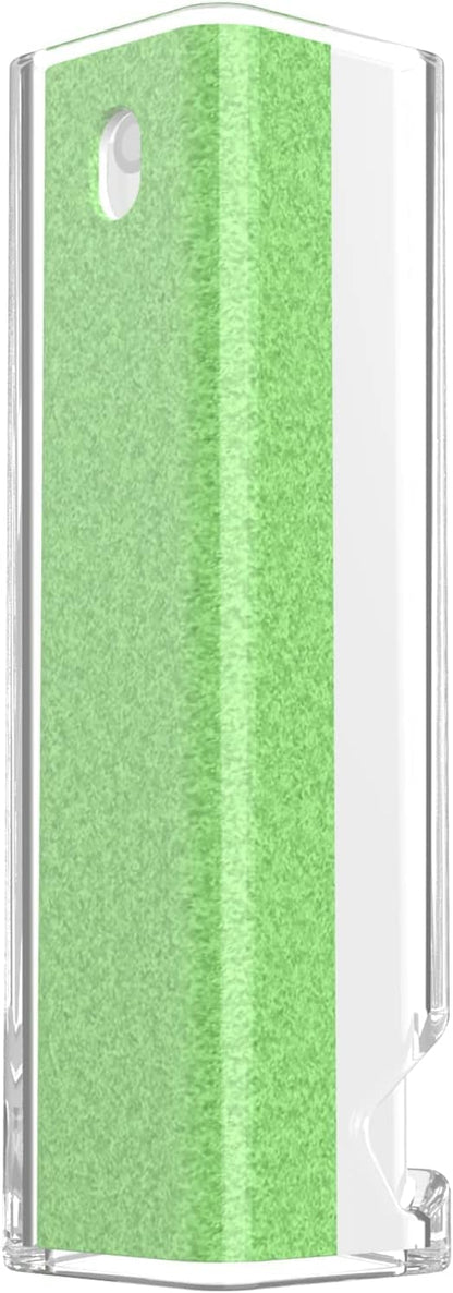 CLICK CLEAN Screen Cleaner, Fingerprint Proof Screen Cleaner Spray, All-in-One Cleaner with Microfiber and Shell for All Phones, Laptop and Tablet Screens (Green)