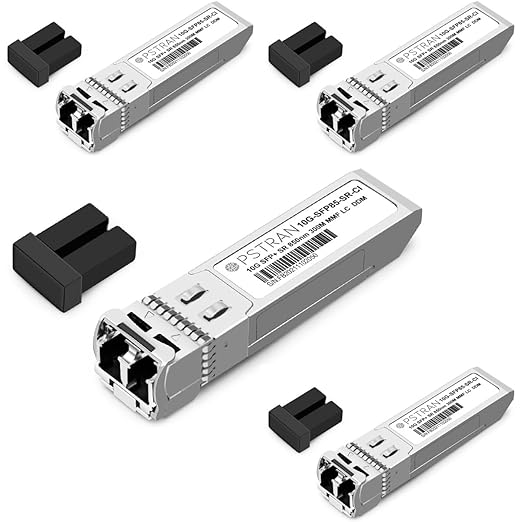 OPSTRAN 10GBASE-SR SFP+ Optical Transceiver Module Compatible with Finisar FTLX8574D3BCL FTLX8571D3BCL 850nm 300m DOM Duplex LC MMF 4 Pack