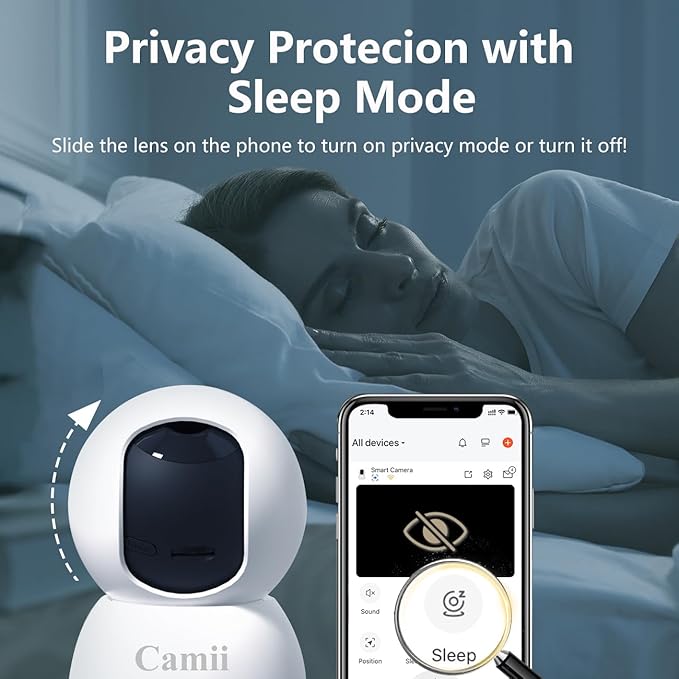 2K Pet Camera Indoor, 5G/ 2.4G Indoor Cameras for Home Security, Baby/Dog/Pet/Elder Camera with Phone App, Night Vision, Auto Tracking, Human/Pet Detection, Cloud&SD Storage