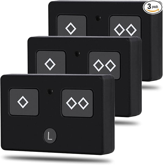 3-Button Remote Transmitter Replace for AXS1 for AXP1(3 Packs), Fit Automatic Gate Opener for TDS2 TSS1XP TDS2XP TSS1 LDM2 LDM2K HDP1 HDP2 DD2U LSM1 DS1U, Fits for Single and Double Opener Systems