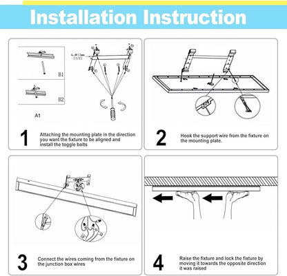 HOLDWILL 1X4 FT Led Flat Panel Light, 12 Pack 5CCT 3K/4K/4.5K/5.2K/6K Surface Mount Ceiling Light,Dimmable 5 Wattage Adjustable Edge-Lit Flush Mount or Drop Ceiling for Office,Shop and Super Market
