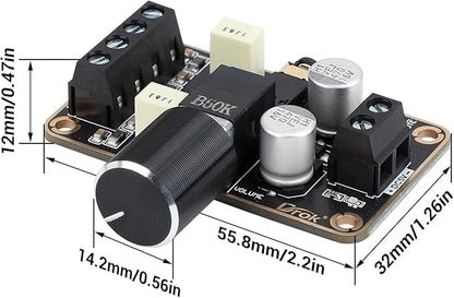 DROK 5W+5W Mini Amplifier Board 2pcs PAM8406 Audio Amplifier Board DC 5V Digital Stereo Power Amp 2.0 Dual Channel Class D Amplify Module for DIY Speaker Sound System