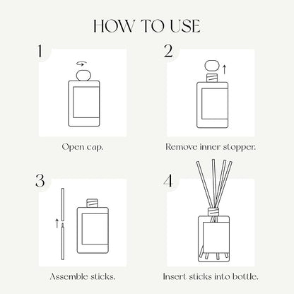 The Yulong Scent Reed Diffuser Refill Set 13.53 fl oz with 6 Sticks, 【Comfortable to Breathe】 Luxury Natural Long Lasting Home Fragrance Oil Air Freshener for Living Room and Office