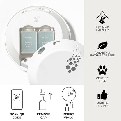 Pura Smart Home Plug-in Diffuser Refills by Apotheke, (White Vetiver) - Pura Fragrance Refills - Long-Lasting Aromatherapy Air Freshener Fragrance Products with Perfume-Grade Essential Oils