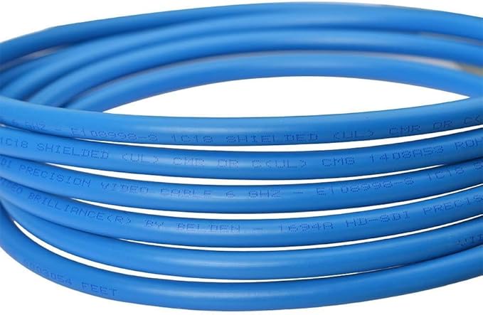 Superbat SDI Cable BNC Cable 3G/6G/12G (Belden 1694A)，1-300FT, Supports HD-SDI/3G-SDI/4K/8K Video, Precision SDI Video Camera Wire (1Pcs)
