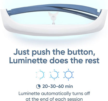 Luminette 2 Light Therapy Glasses (Updated 2024) - Wearable Happy Lamp - Natural Relief for Sleep Problems, Seasonal Mood Disorders, and Jet Lag - Portable Daylight Lamp