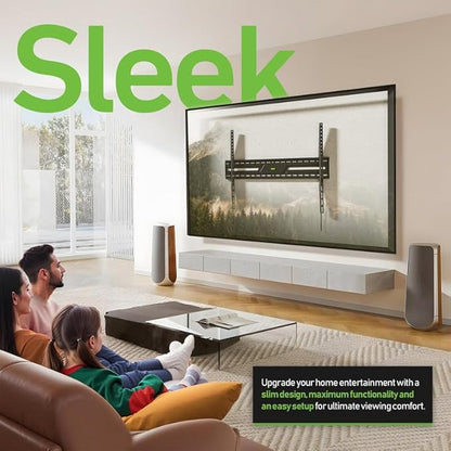 Ultra Slim Flush TV Wall Mount Bracket for Samsung Neo QLED 8K QN900D QN75QN900FAFXZA 75Inch - 1.2" Low Profile, Industrial Grade 165lbs, Easy Installation