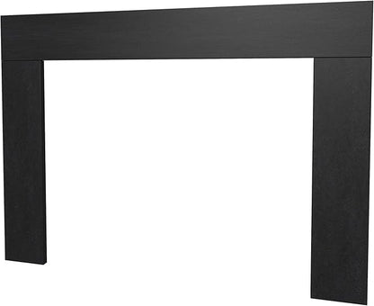 30.5" W x 25" H Trim Kit Designed for Electric Fireplace Insert, Black