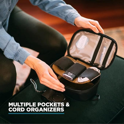 NOMATIC McKinnon Tech Organizer - Electronics Organizer for Travel Essentials - Cable Organizer Bag and Tech Pouch - Versatile Travel Case and Storage Bag for Camera Gear (Black)