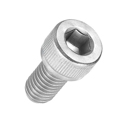 Kozelo 10pcs Socket Head Cap Screws - [M8-1.25 x 16mm] 304 Stainless Steel Allen Socket Drive for Electrical Motor 3D Printing Fan Engine Replacement Use, Silver