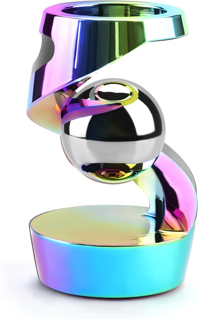 Fidget Toys Adult, Kinetic Spinning Desk Toy, Kinetic Optical Illusion Toys, Kinetic Desktop Fidget Spinner Toys, Cool Gadget Fidget Toys Relieve Stress Anxiety for Office for Adults